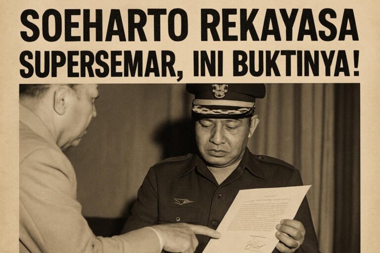 Soeharto Rekayasa Supersemar, Ini Buktinya!